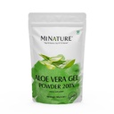 Aloe Vera Gel Pulber 200x by mi Nature | Natural and Pure | Aloe Barbadensis | 100g (3.5oz) | Kõrgelt kontsentreeritud (200x) | Seedetrakti tugi | Sobib kosmeetilistele ravimvormidele