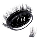 Lashify Fluffy 14mm Gossameri ripsmepikendused Täitke, must, lihtne DIY valesid ripsmeid, et lisada täielikkust ja mõõtmeid