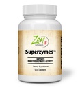 Zen Supplements - Superzymes Superzymes Multi-Enzyme Formula sisaldab Pepsin, Bromelain, Papain, Pankreatin, & Betaine HCL 90-Tabs