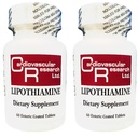 Kardiovaskulaarsed uuringud Lipotiamiin B lisa 120 tabletti - B1-vitamiin Nüüd alfa-lipohappega - 2 X 60 loend