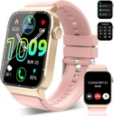 Smart Watch for Men Women (vastus / tee kõned), 1.85" HD Smartwatch, Fitness Watch 112 Sport Modes, Heart Rate Sleep Monitor / Step Counter, IP68 Veekindel Fitness Tracker Android, Deep Pink