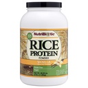 NutriBiotic – Vanilla riisi valk, 3 Lb (1,36kg) | Low Carb, Keto-Friendly, Vegan, Toore valgu pulber | Kasvatatud ja töödeldud ilma kemikaalide, GMOde või gluteenita | Lihtne seedida ja toitainerikas
