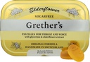 GRETHER's Sugarfree Elderflower Pastilles abinõu kuiva suu leevendamiseks - rahustav kurk ja tervislik hääl - kingitus lauljatele - 1-Pack - 2,1 oz.