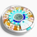 Uuendatud automaatne pillide dispenser eakatele häirega: Smart Pill Dispenser Machine 28-Slot, Mix-Proof Tech & XL LCD, täiustatud vastupidavus igapäevasele meditsiinijuhtimisele