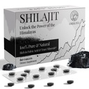 Shilajit tabletid 1000 MG, 100% Himaalaja orgaaniline, Shilajit täiendada rikas Fulvic Acid ja 85+ jälje mineraalid meestele ja naistele, energia ja immuunsüsteemi, 60 Count