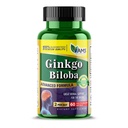 Ameerika Medic & Science Ginkgo Biloba 60mg (60 Softgels) | Aju Booster Supplement meestele ja naistele | Mind Enhancer taimsete lehtede ekstrakt