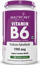 Vitamiin B6 püridoksiin - 120 Veg. kapslid.