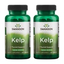 Swanson Kelp - looduslik joodiallikas, mis toetab kilpnäärme tervist - mineraalide lisand w / joodi allikas standardiseeritud 0,4% - (250 tabletti, 225 mg iga) (2 pakend)