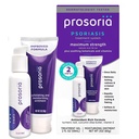 Prosoria ravisüsteem Single Kit – 2oz | Võimas psoriaasi leevendamine salitsüülhappe, kurkumi, sheavõi ja vitamiinidega | Gel & salv skaleerimiseks, helvestamiseks, kuivaks, sügeluseks ja punetuse leevendamiseks