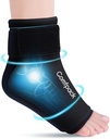 Pahkluu jääpakend turse, korduvkasutatav jalg jääpakend, kuum & külm teraapia Kompressioon varrukas Plantar Fasciitis Relief, Achilleuse tendoniit, pragu, kreenivalu, nihutatud