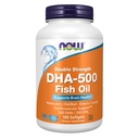 NOW Foods Supplements, DHA-500 250 EPA, molekulaarselt destilleeritud, toetab aju tervist *, 180 Softgels