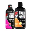 PROSUPPS L-karnitiin 3000 Stimulant Free Vedel Shots (Berry) Amino23 Vedel kollageeni Shots (Citrus Punch) Bundle
