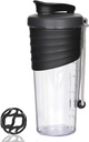 Shaker Bottle for Protein Mixs, 24 oz, Valgu Shaker pudelid Whisk Ball, Mixer Pudel, Valgupudel, Portable Pre Workout Vadakuvalgu Joogi Shaker Cup, Black
