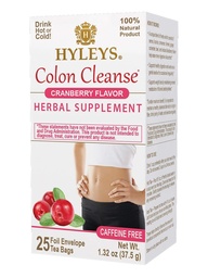 Hyleys Colon Cleanse Tee Cranberry Maitse - 25 teekotid (1 pakend)