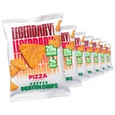 Legendaarsed toidud Pizza Protein Chips - Popped Tortilla Style - 20 g kõrge valgu, 4 g Net Carbs, Madal suhkur, Gluteenivaba, Keto Snack Packs - 7 Count - Tervislik Krõmpsud