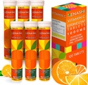 C-vitamiini kihisevad tabletid C-vitamiini koos tsingi 1000 mg vitamiini lahustava tabletiga C-vitamiini tabletid C-vitamiini tabel C-vitamiini C-fervescente para Adulto tsink ja C-vitamiini 6 pakend