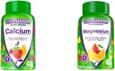 Vitafusion näritav kaltsiumkummi vitamiinid luude ja hammaste toetamiseks, puuviljad ja kreem Maitsestatud, Ameerika number 1 Gummy Vitamiin Brand, 50 päeva pakkumine, 100 Count & Magnesium Gummy Supplement, 60ct
