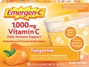 Emergen-C 1000mg C-vitamiini pulber, antioksüdandid, B-vitamiinid ja elektrolüüdid, C-vitamiini lisandid immuunsuse toetamiseks, kofeiinivaba Fizzy joogi segu, mandariini maitse - 30 loend