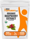 BulkSupplements.com Orgaaniline Vaarikaekstrakti pulber - Vaarika puuviljast, Antioksüdantallikas, Taimne lisand - gluteenivaba, 1 kg (2,2 naela) (pakk 1)