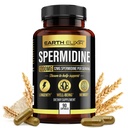 Earth Elixir Spermidine Supplements 1200mg (90 kapslit) - Anti Vananemine - 3. partei testitud (12mg Spermidine Powder) Max Puhtus - 100% puhas Espermidina- Fermented Nisuidude ekstrakt - NMN Alternatiivne