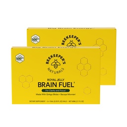 Mesiniku looduslikud B.LXR Ajukütus - mälu, fookus ja selgus Vedel valem, toetab tootlikkust Royal Jelly, Ginkgo Biloba, Bacopa Monnieri Keto Sõbralik, Gluteen & Kofeiinivaba, 6 ct (2 Pack)