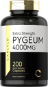 Carlyle Pygeum Africanum Bark | 200 kapslit | kõrge tugevusega ekstrakt | Mitte-GMO, gluteenivaba toidulisand