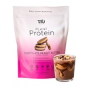 TRU täiendab taimse valgu pulbrit, BCAA, EAA, 20 g veganpruuni riisi ja hernevalku, 100 kalorit, 27 vitamiini, ei mingeid kunstlikke maitseid 25 serveerimist (šokolaadipähklivõi)