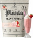 Ambrosia Planta - Premium Plant-Based Protein | Vegan & Keto Friendly | Gourmet Flavors | No Bloating or Stomach Upset | Gluten & Soy Free | No Added Sugar | 25 Servings | Maasikas Jäätis