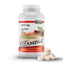 Landau 500mg närimiskõlblik C-vitamiini kommid lastele ja täiskasvanutele - lihtne võtta C-vitamiini lisandit koos Acerola - Kosher & Made USA - Great Maitsev Marjamaitse, 100 tabletti
