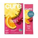 Cure Hydration | Plant-Based Electrolyte Drink Mix | No Add Sugar | Dehüdratsioon Relief Pulber valmistatud kookosvesi | Non-GMO | Vegan | Karp 8 pakendit - Tropical Punch