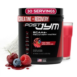 Post JYM Active Matrix - pärast treeningut BCAA-de, glutamiini, kreatiini HCL-i, beeta-alaniini ja veel JYM-i täienduse teaduse puuviljapunch, 30 serveerimist