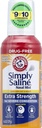 Lihtsalt soolane täiskasvanute nina udu, allergia ja siinuse leevendamine, ekstra tugevus, 4.6 Fl Oz,Multi värv