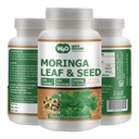 Moringa Oleifera Leht ja Seemnepulber (80:20) Suhe 300 pillid (tabletid), 150 Servings, 1000 mg. Pinnakatteta Malunggay taimsed toidulisandid, keemilise katteta, roheline supertoit. Pakk 1.