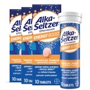 Alka-Seltzer Energy Boost: Kofeiin ja Guarana, B-vitamiinid, toetab vaimset häiret ja füüsilist energiat, igapäevane energialisa, Fizzy tabletid, suhkruvaba, kerge troopiline Punch Maitse, 30ct