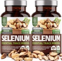 2-Pack N1N Premium Pure Selenium [Max Absorption, 200MCG] immuunsuse, südame ja eesnäärme tervise toetamiseks, 360 Veg Caps