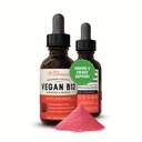 Elus Teadlik Vegan Vitamiin B12 Sublingvaalne Vedelik tilgad | Metüülkobalamiin Max Tugevus B12 5000mcg Valem | Vegan B 12 Vitamiini tugienergia | Mälu ja abi immuunsüsteemi edendamine | 60 Serveerimine