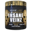Insane Labz Insane Veinz Gold, Lämmastikoksiidi Mittestimuleeriv Pre Workout Pulber, laaditud Hydromax, Nitrosigine, suurendab veresoonte ja verevoolu, 30 Srvgs, Apple
