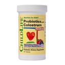 LAPSED ESSENTIALS ChildBiotics with Colostrum - probiootikumid lastele, probiootikumid seedetrakti tervisele, närimistables, laste probiootikumid, ternespiim lastele, gluteenivaba - looduslik marja, 92 tabletti