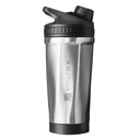 VOLTRX ChillMix Shaker Bottle Isoleeritud roostevabast terasest - USB C taaslaetav elektriline valgu raputamise mikser, Shaker Cups for Protein Shakes ja toidu asendamine, Chrome Steel, 16 oz