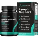 Taimse lümfisüsteemi tugilisa - Lümfaatiline tugikompleks Echinacea Goldenseal Astragalus & Hydroxytyrosol Lymphatic Drainage & Immune Support - Vegan Mitte-GMO Gluteenivaba (2 kuu)