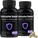 NutraChamps 27 in 1 Immune Support Supplement, 90 Immune Defense Capsules, 1000mg C-vitamiini, 5000 IU D3, Elderberry, Tsink, 1 Miljard CFU Probiootikumid & More (Pack of 2)
