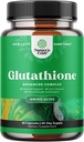 Naha helendav glutatiooni lisand piimaohakaga 1000mg - glutatiooni naha valgendamise kapslid alfa-lipohappega maksahoolduseks, energiatoetuseks ja immuunabi - meestele ja naistele - 60 loend