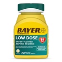 Bayer Aspirin Madal annus 81 mg , soolestikuga kaetud tabletid , arst Soovitatav , südame-veresoonkonna haiguste sekundaarne ennetamine , 300 ohutuskattega tabletti