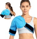 Õlg Ice Pack Rotator Cuff Cold Therapy Wraps, korduvkasutatav õlavars Gel Pack Hot Cold Compress Valu Vigastuste leevendamine, taastumine pärast operatsiooni, Tendoniit, õlamähis vasakule paremale õlale