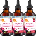 Zahler - Kidophilus Liquid tilgad probiootikumid lastele (4 Fl Oz) Sertifitseeritud Kosher, tervisliku seedimise ja immuunsuse toetamiseks - Puuviljapunch Maitsestatud Laste Probiootikumid Täiendus (3 Pack)