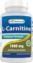Parim looduslik L-karnitiinfumaraat 1000 mg tableti kohta - 120 loend - suurendab rakuenergiat