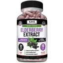 Kaya Naturals Elderberry Immune Support - Elderberry Extract, Rich Antioxidant Premium Vitamiinid, 1200mg Immuunsüsteemi Booster Sambucus kapslid - 30 Count