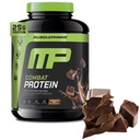 Muscle Pharm Võitlus valgu pulber, šokolaadipiima maitse, kütused lihased produktiivseks treeninguks, 5 valguallikat, sealhulgas vadakuvalgu isolaat ja munaalbumin, Gluteenivaba, 4 lb, 52 Servings