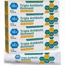MED Pride Triple Antibiootikum Pride salvi toru 1 Oz 4-pakk, esmaabi väiksemate haavade, kriimustuste, marrastuste jaoks, tsingi, neomütsiini, polümüksiiniga