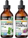 BIO KRAUTER Cilantro Tinktuur 4 Fl. Oz. & Milk Thistle Tinktuur 4 Fl. Oz.